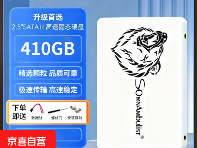 SomnAmbulist 固态硬盘 410GB 2.5寸 京东低价促销213元