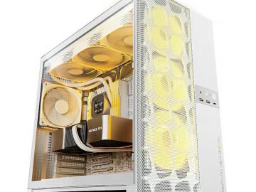 几何未来 Model5 纯白机箱 ATX中塔 钢化玻璃侧透 支持360水冷 京东特惠低至435元