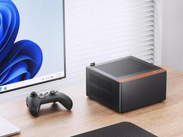 乔思伯 NV10 全景钢化玻璃侧透 ITX架构 迷你电脑主机箱 限时秒杀仅需379元