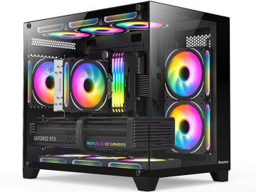 航嘉 S960 全景视界海景房机箱 无柱全视通透架构宽境装机美学 限量开售138元