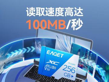 忆捷 T1 256GB存储卡京东限时特惠到手只要97.9元