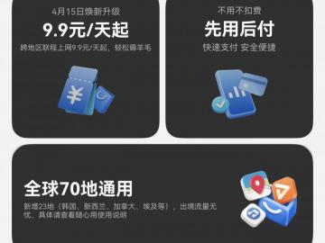 五一华为用户专属福利：出境流量8.9元起，还享机票折扣、贵宾厅权益