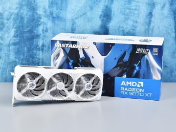 颜值与性能兼顾的电竞利器 瀚铠 RX9070XT 16GB 白色超合金OC让你既要又要
