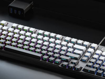 前行者 V102 Ultra 三模RGB无线键盘 黑莓版 今日特惠139元
