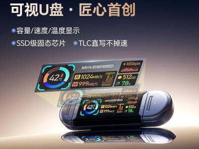 移速 SU10 1TB 固态U盘 Type-C/USB3.2双头手机电脑通用 限时859元