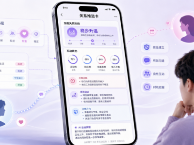 Deep Attract推出关系推进卡，通过AI分析帮助用户判断关系方向