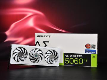 技嘉 RTX 5060 Ti AERO OC 8G 双风扇散热 高性能显卡 今日特惠3399元