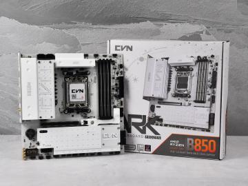 七彩虹 B850M ARK FROZEN V14 方舟主板测评：美学和科技的邂逅