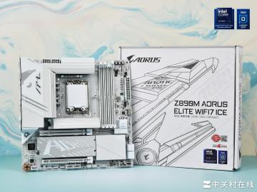 技嘉 Z890M 白色冰雕 M 板评测 全能表现让颜值与性能并肩出彩