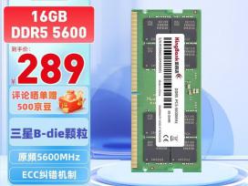 ٴ 16GB DDR5 5600ʼǱڴ16GB289Ԫɹ500