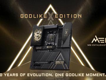 微星宣布推出 GODLIKE十周年纪念版和 X870E MAX 系列主板