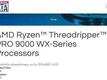 AMD 锐龙 Threadripper PRO9000WX 系列工作站CPU正式获得 SATA-IO 认证