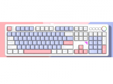 HELLO GANSS GS3104TPro 96键 三模可换静音轴 隔振架构 烟云紫限定 直降219元