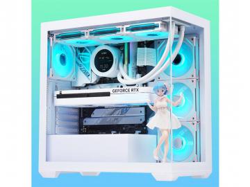 先马 幻境界白色ATX机箱价格新低，154元入手高颜值海景房