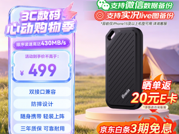 佰维 PD450 960GB-1TB 京东自营今日特惠到手499元